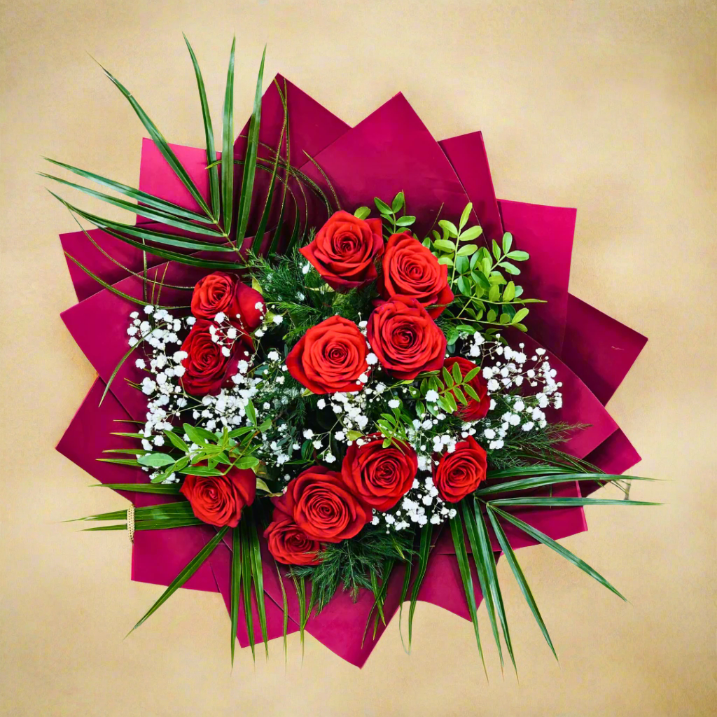 Valentine's Day Premium Ecuadorean Red 12 Roses Large