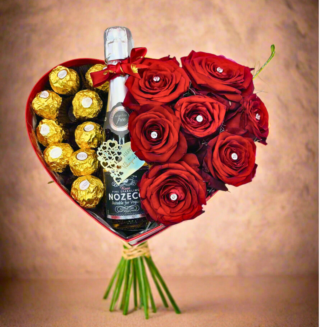 Custom Heart Shaped Bouquet