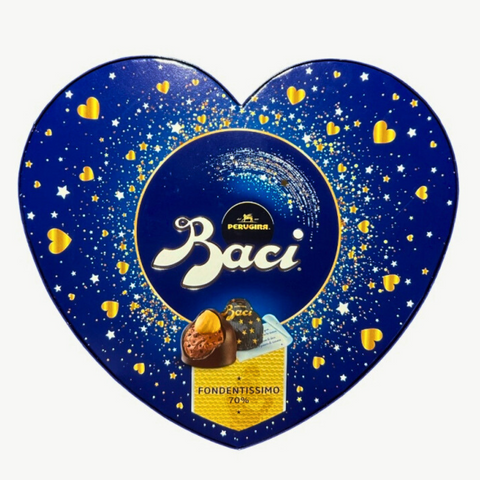Baci Perugina Chocolates Heart Box Fondentissimo 70% 100 Gr